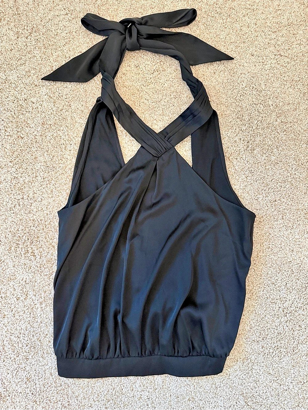 Express Black Halter Top Size Small